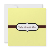 Coffee House Invitations