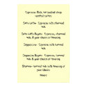 coffee house menu posters