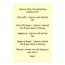 coffee house menu posters by harms5 coffee house menu posters