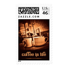 Coffee is Life Stamp