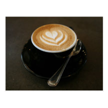 Coffee is love - postcard