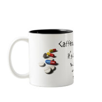 "Coffee is not a drug" mug by SandraTAlexander "Coffee is not a drug" mug