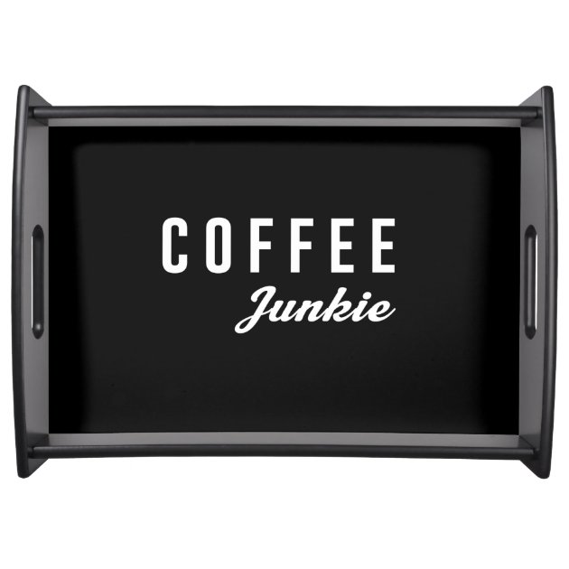 Coffee Junkie Food Tray