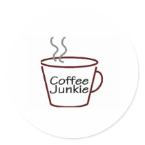 Coffee Junkie stickers by TorrDenaIndians Coffee Junkie stickers