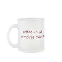 coffee keeps vampires awake mugs