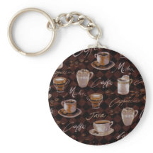 coffee keychain