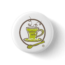 Coffee Koffee Talk Button, small by koffeetalk Coffee Koffee Talk Button, small