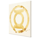 Coffee Lantern Symbol Canvas Print