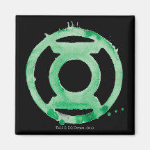 Coffee Lantern Symbol - Green Magnet