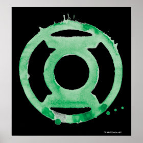 Coffee Lantern Symbol - Green Poster