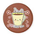 Coffee Love Magnet magnets