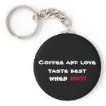 Coffee Love Quote African_Valentine Gift Keychain