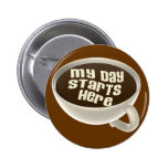 Coffee Lover Pinback Button