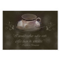 Coffee Lover's Recipe Cards business cards by MzLisaMichelle Coffee Lover's Recipe Cards business cards