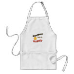 coffee makes me happy aprons