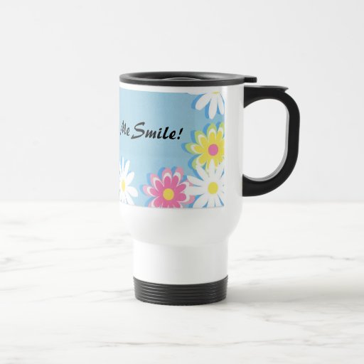 Coffee Makes Me Smile - Customized Coffee Mug