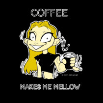 Coffee Mellow T-Shirt by pyromancy Coffee Mellow T-Shirt