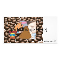 Coffee Monster Photo Greeting Card