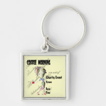 Coffee Morning Event Key Chains