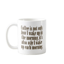 Coffee Morning Wake Up mugs