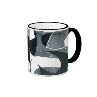 Coffee Mug - Abstract Design, 'Blades'