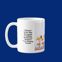 COFFEE MUG "Chickens" by Ma Theu mugs
