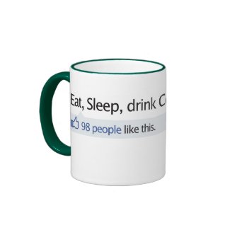 Coffee Mug Facebook thumbs up mug