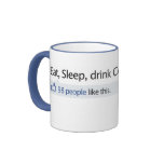 Coffee Mug Facebook thumbs up