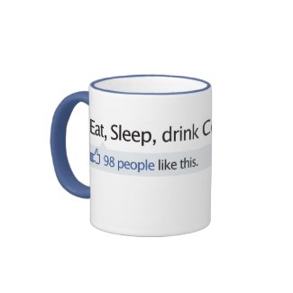 Coffee Mug Facebook thumbs up mug