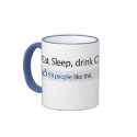 Coffee Mug Facebook thumbs up