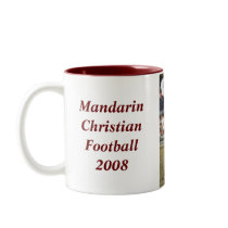 Coffee mug - Mandarin Christian Football by footballaunt Coffee mug - Mandarin Christian Football