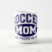 Coffee Mug - Soccer Mom and Proud of it! - Navy