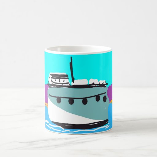 Coffee Mug with a Ferry Boat Zazzle