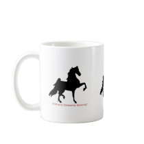 Coffee Mug with American Saddlebreds by suziec Coffee Mug with American Saddlebreds