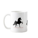 Coffee Mug with American Saddlebreds by suziec Coffee Mug with American Saddlebreds
