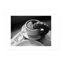 Coffee mug with tentacle posters by yetanotherthing Coffee mug with tentacle posters