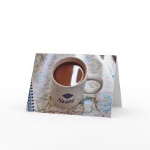 Coffee Mugs Cups Greeting Card