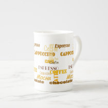 Coffee Names Specialty Mug mugs