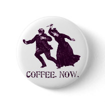 COFFEE. NOW. buttons by spyderfyngers COFFEE. NOW. buttons