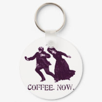 COFFEE. NOW. keychains by spyderfyngers COFFEE. NOW. keychains