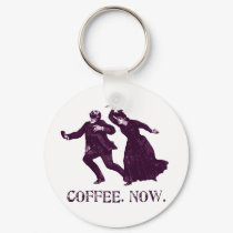 COFFEE. NOW. keychains by spyderfyngers COFFEE. NOW. keychains