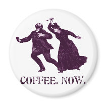 COFFEE. NOW. magnets by spyderfyngers COFFEE. NOW. magnets