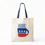 Coffee Party Logo Liberal Democrat Canvas Bag