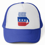 Coffee Party Logo Liberal Democrat hats