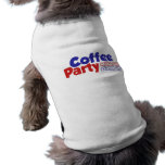 Coffee Party Movement Wake up Stand Up Dog Tee Shirt
