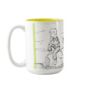 coffee, pensive on a rock mugs