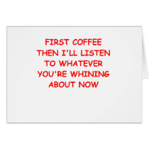 COFFEE.png Greeting Card