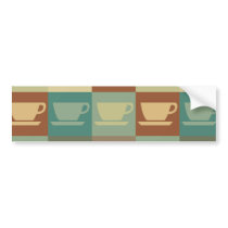 Coffee Pop Art bumper stickers by 1000suns Coffee Pop Art bumper stickers