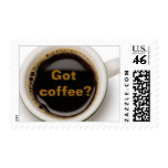 Coffee postage stamp