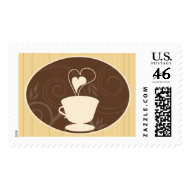 Coffee Postage Stamp stamp